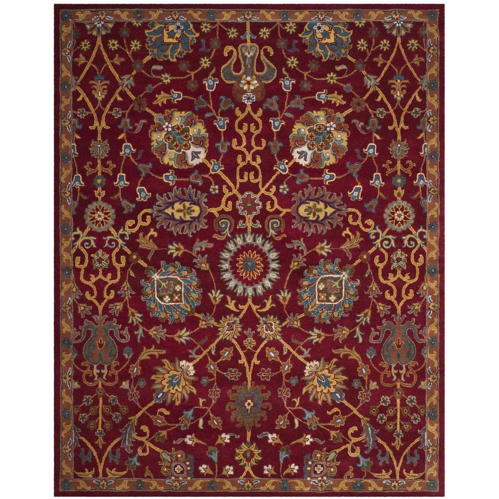 HERITAGE, RED, 8' X 10', Area Rug, HG655A-8