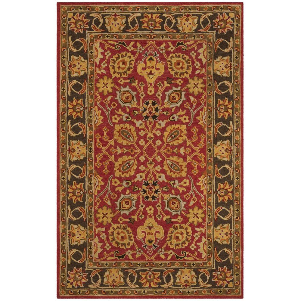 HERITAGE, RED / GOLD, 5' X 8', Area Rug, HG745Q-5
