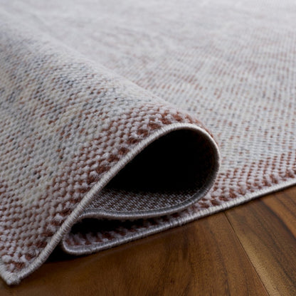 Harrison Distressed Medallion Rug - Red / Ivory - 9'-0" x 12'-0"