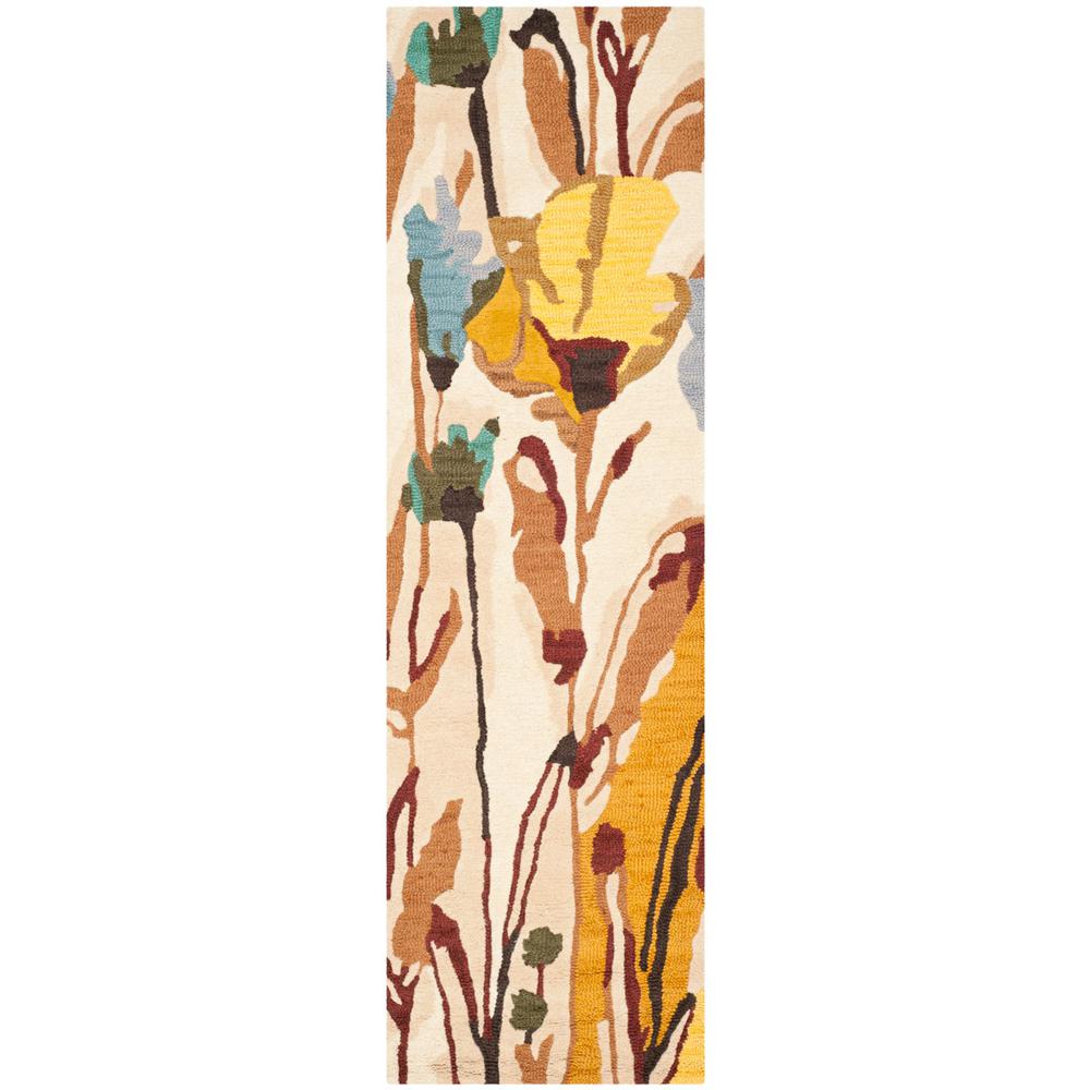JARDIN, IVORY / MULTI, 2'-3" X 8', Area Rug, JAR322A-28