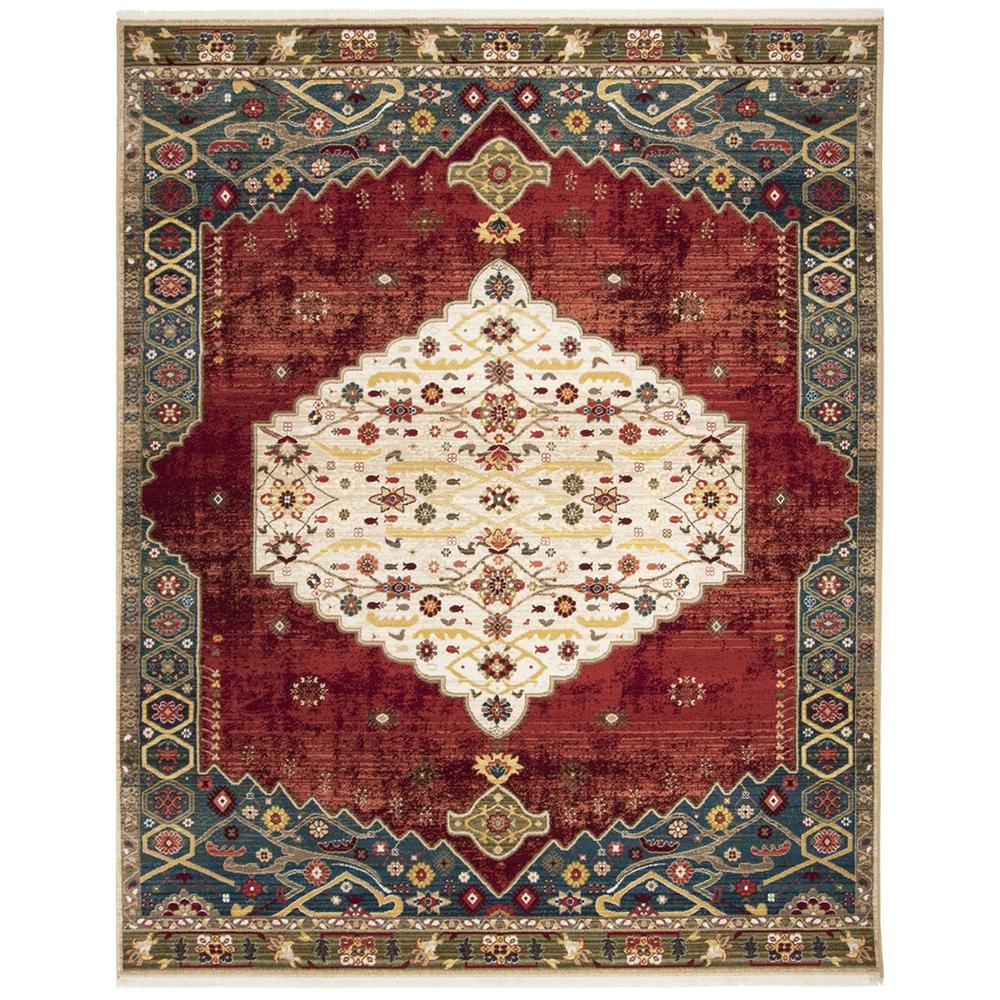 KASHAN, IVORY / BLUE, 8' X 10', Area Rug, KSN300B-8