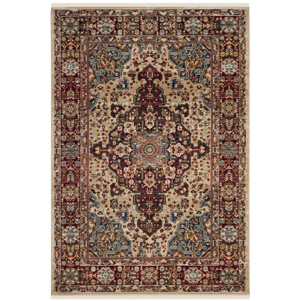 KASHAN, IVORY / RED, 3'-3" X 4'-10", Area Rug, KSN305K-3