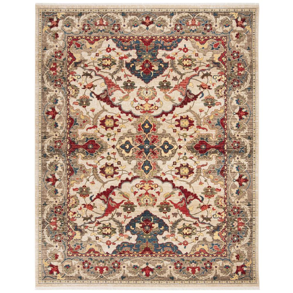 KASHAN, IVORY / TAUPE, 8' X 10', Area Rug