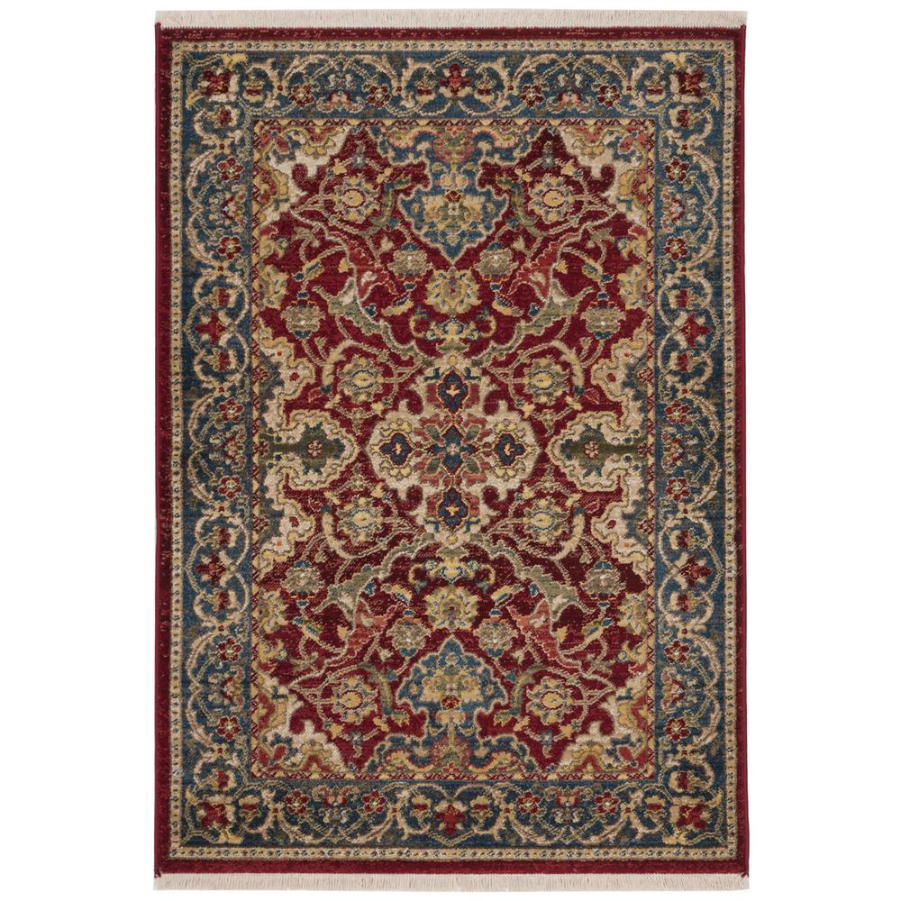 KASHAN, RED / BLUE, 3'-3" X 4'-10", Area Rug, KSN307Q-3