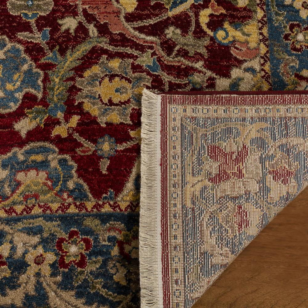 KASHAN, RED / BLUE, 5'-1" X 7'-5", Area Rug, KSN307Q-5
