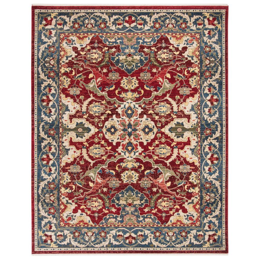 KASHAN, RED / BLUE, 8' X 10', Area Rug, KSN307Q-8