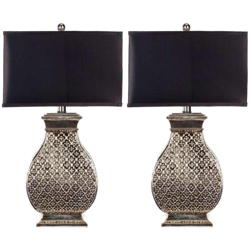 MALAGA 29-INCH H SILVER TABLE LAMP