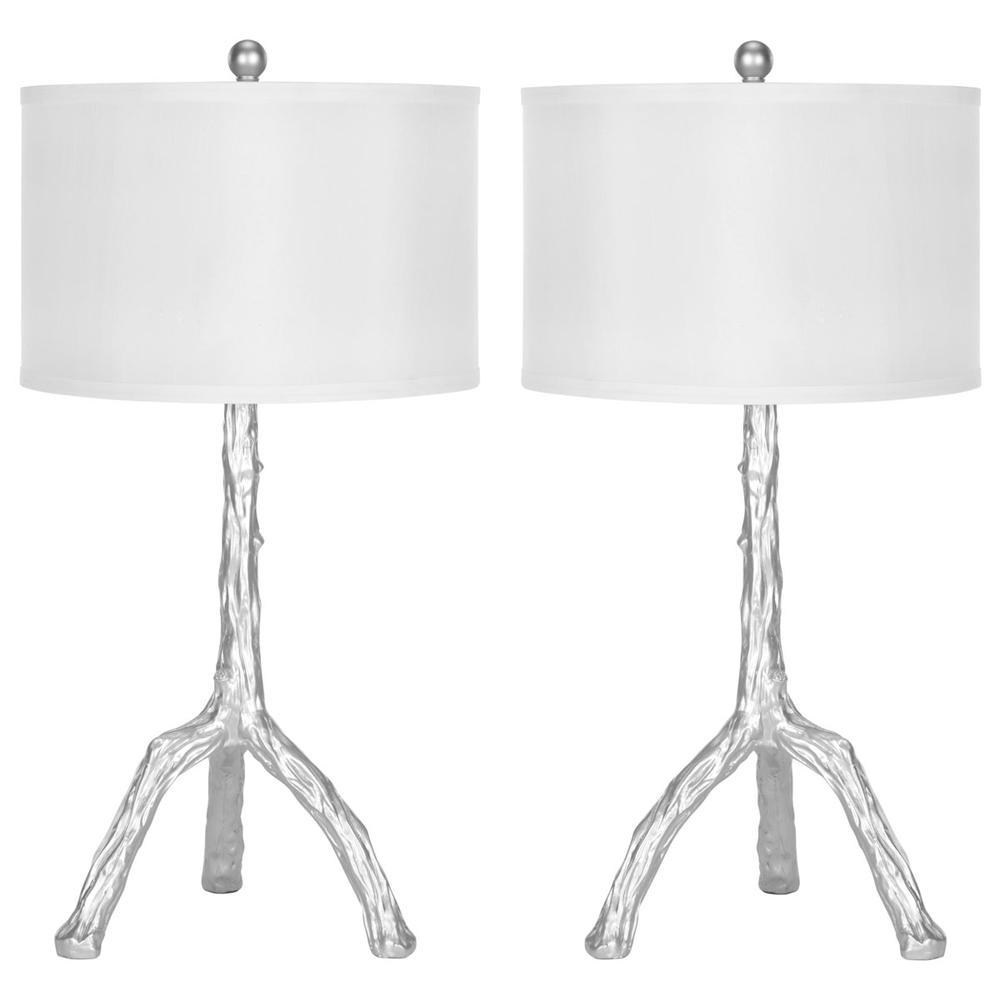 SILVER 29-INCH H BRANCH TABLE LAMP