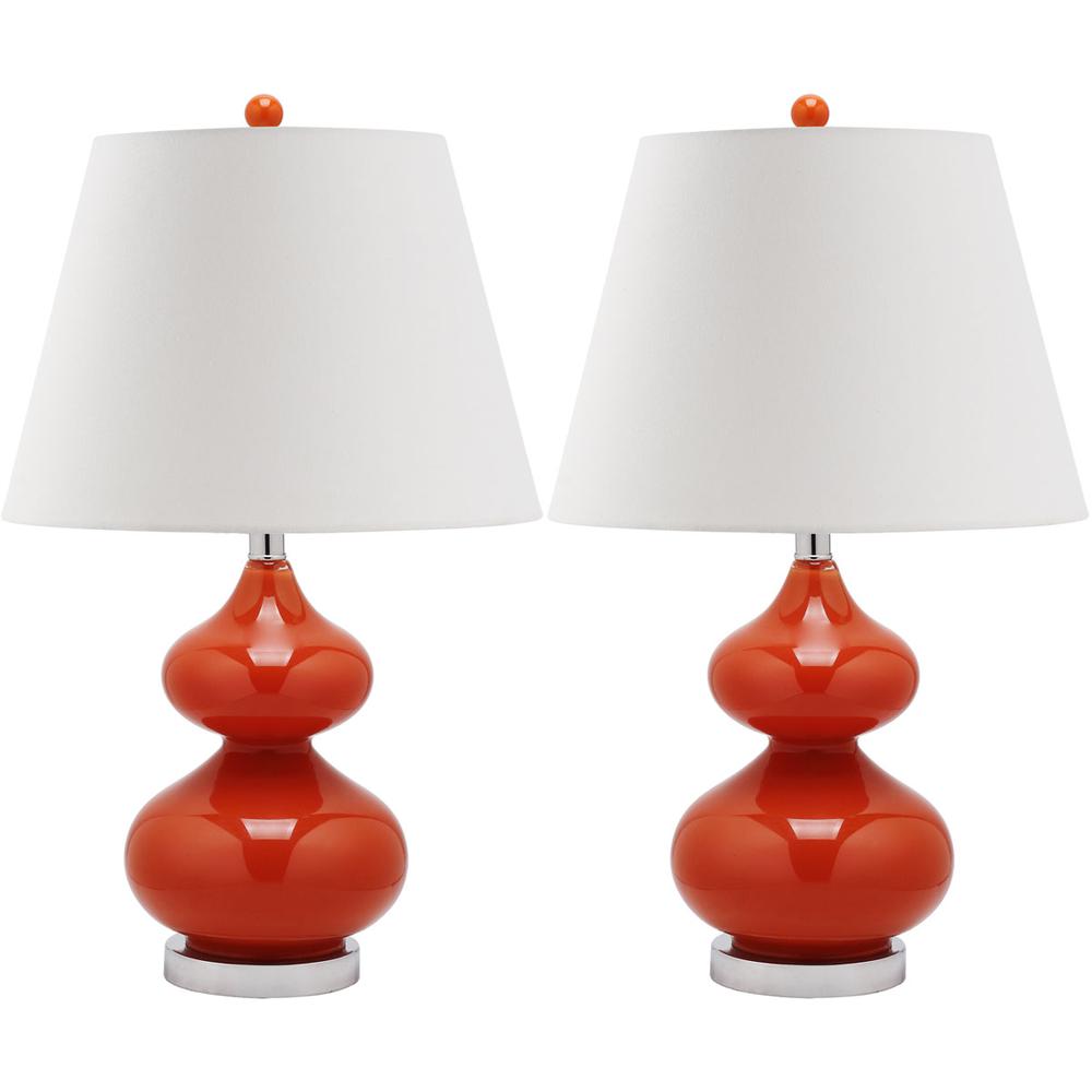 EVA 24-INCH H DOUBLE GOURD GLASS LAMP, LIT4086D-SET2