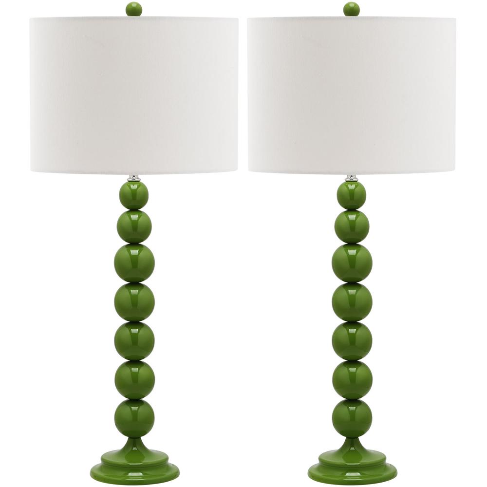 JENNA 31.5-INCH H STACKED BALL LAMP, LIT4090G-SET2