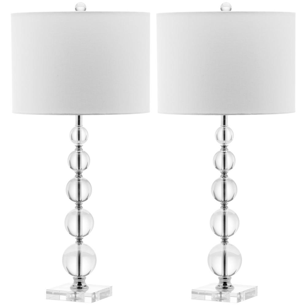 LIAM 29-INCH H STACKED CRYSTAL BALL LAMP