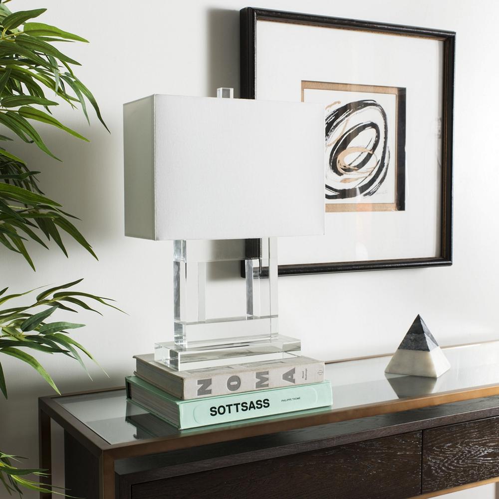 TOWN 20.5-INCH H SQUARE CRYSTAL LAMP