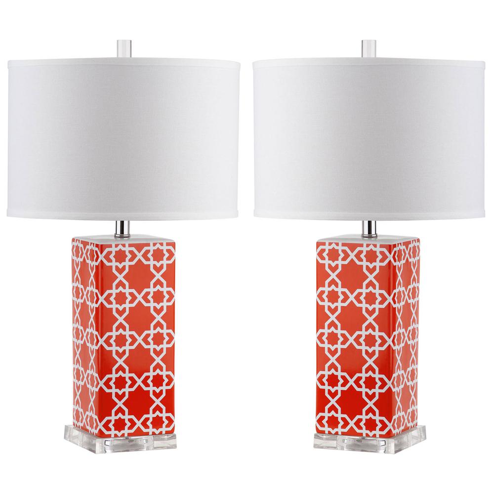 QUATREFOIL 27-INCH H TABLE LAMP, LIT4133D-SET2