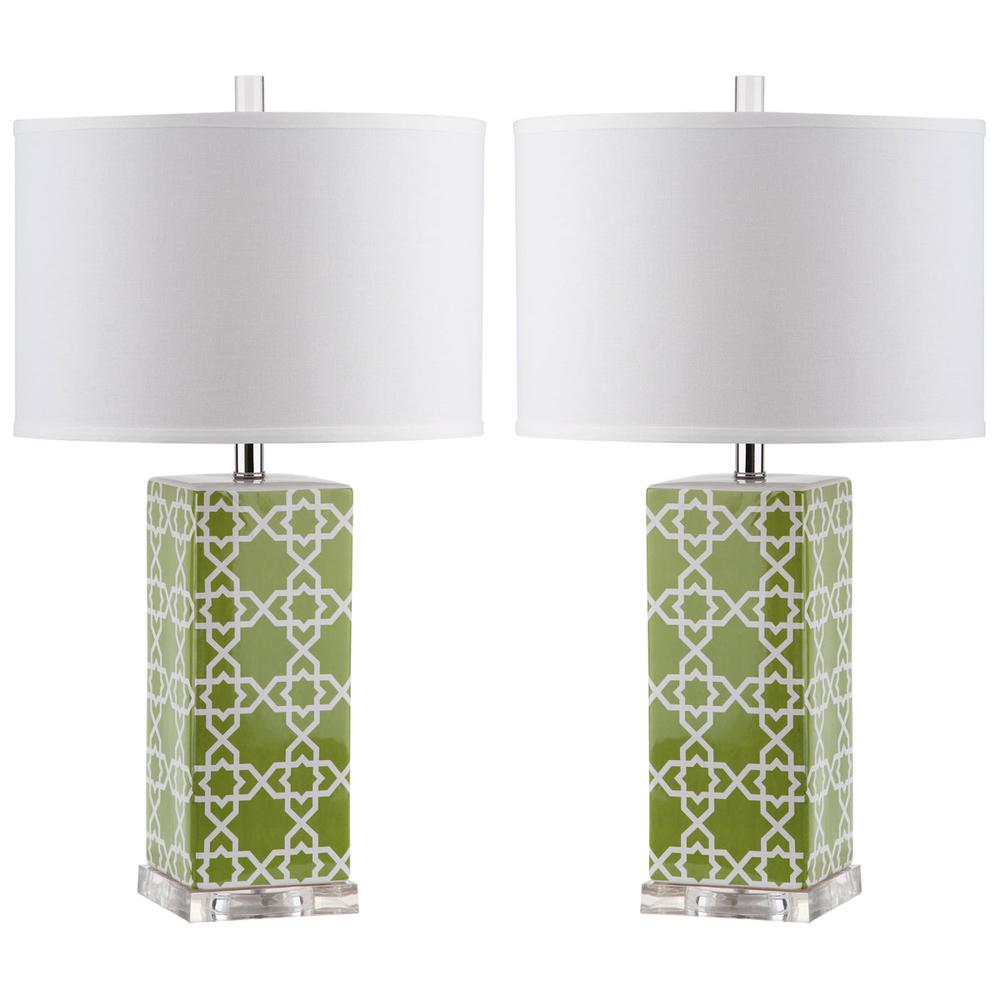 QUATREFOIL 27-INCH H TABLE LAMP, LIT4133F-SET2