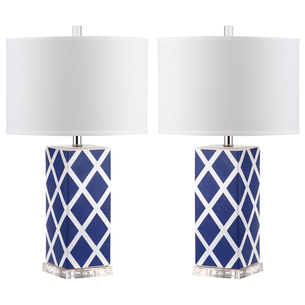 GARDEN 27-INCH H LATTICE TABLE LAMP, LIT4134A-SET2