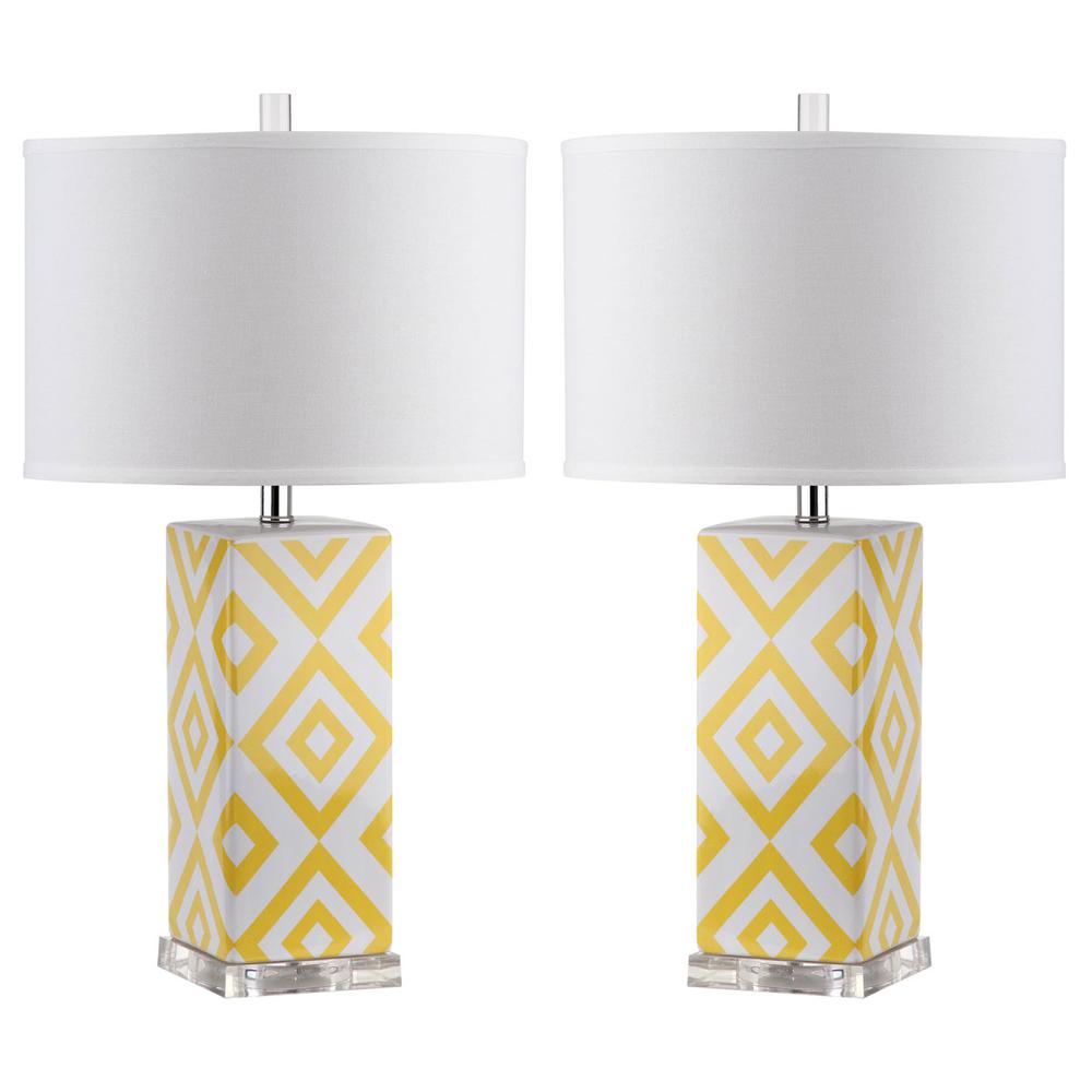 DIAMONDS 27-INCH H TABLE LAMP, LIT4135G-SET2