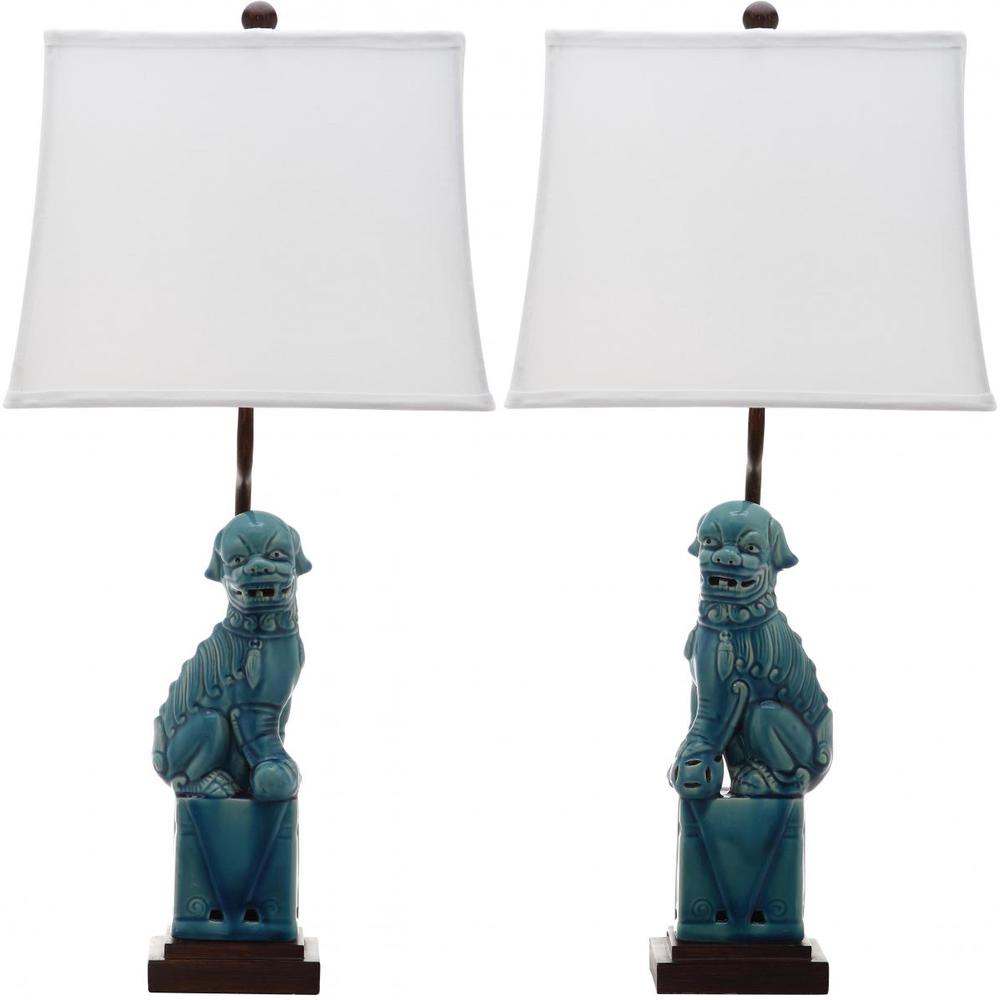 FOO 28.5-INCH H DOG TABLE LAMP, LIT4137A-SET2
