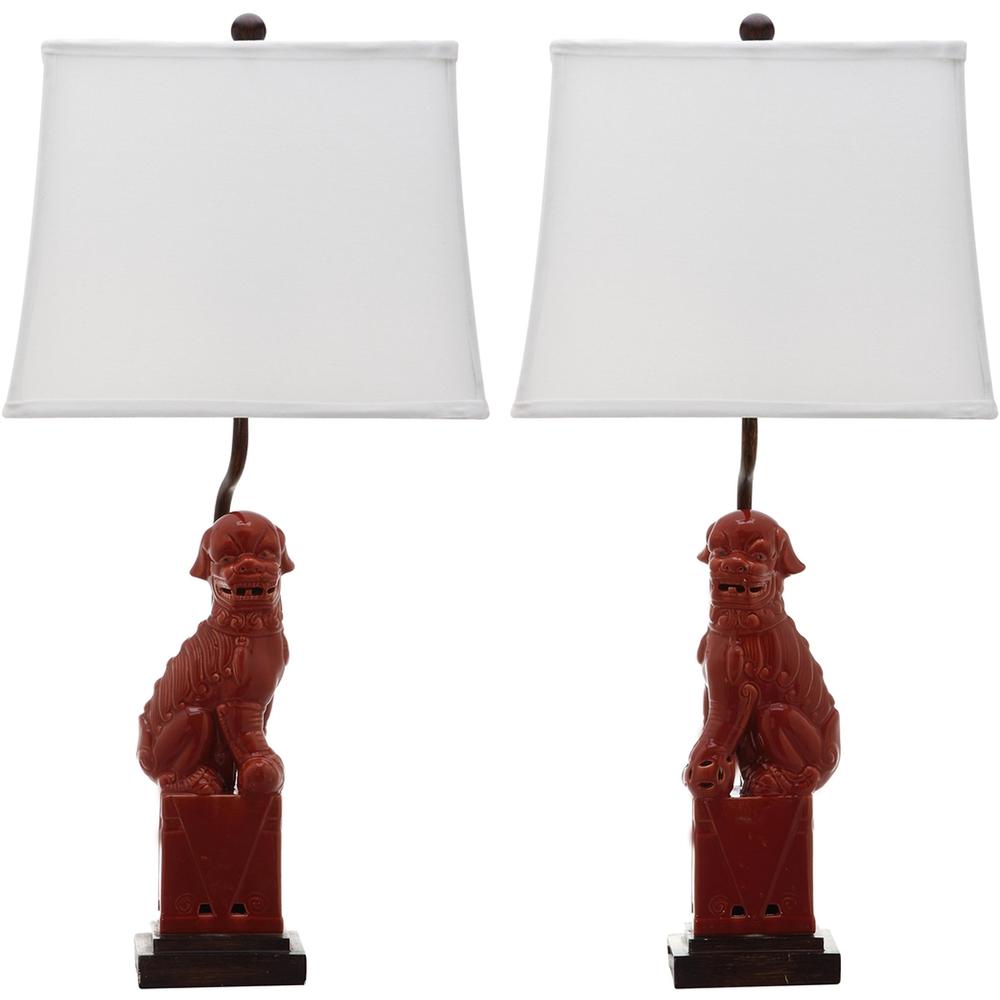FOO 28.5-INCH H DOG TABLE LAMP, LIT4137D-SET2