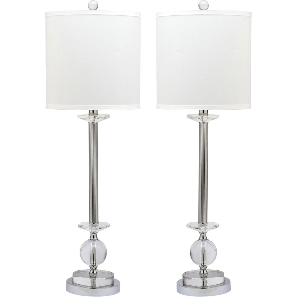 MARLA 31-INCH H CRYSTAL CANDLESTICK LAMP