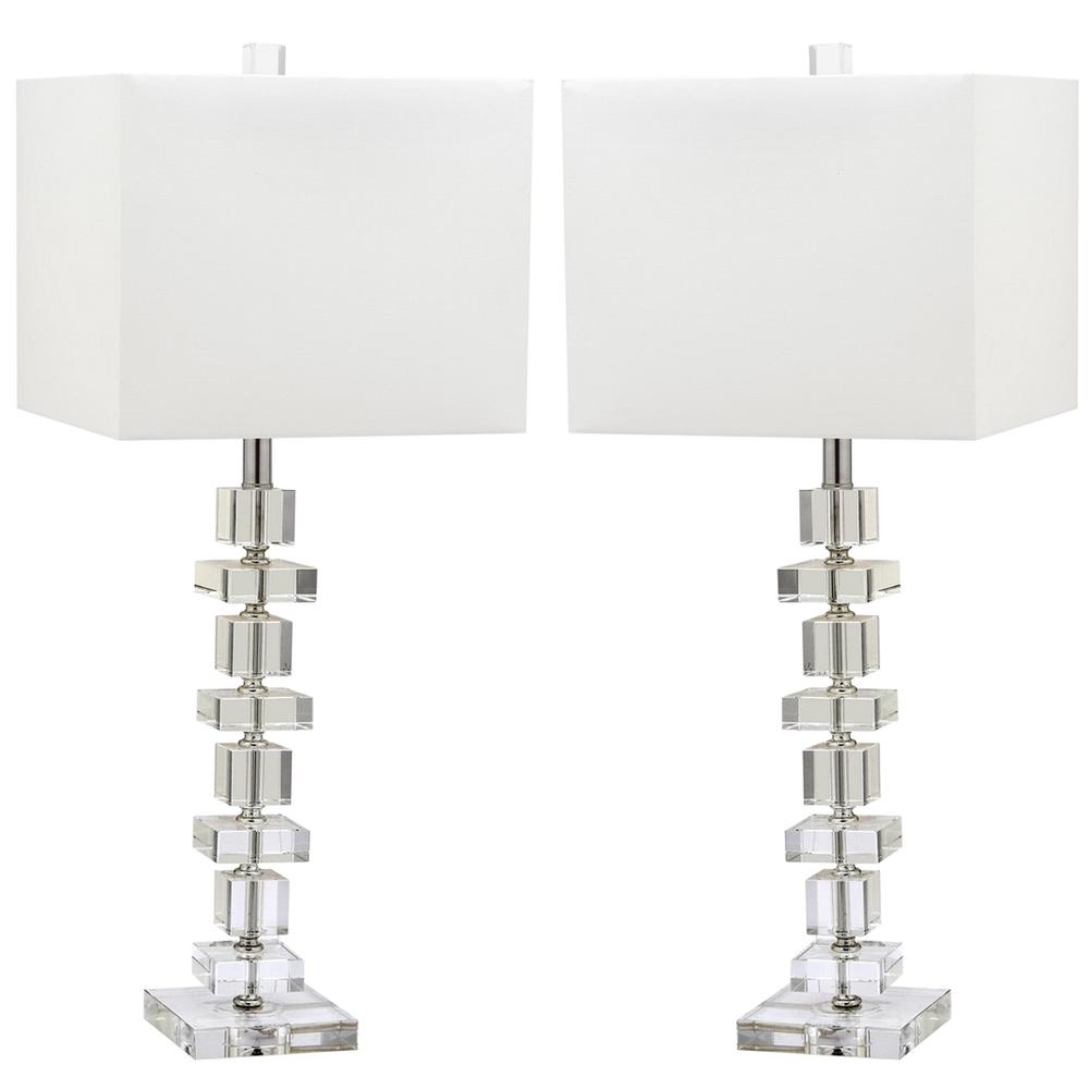 DECO 28.5-INCH H CRYSTAL TABLE LAMP