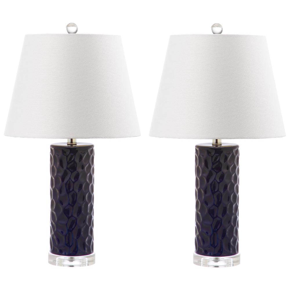 DIXON 23.5-INCH H NAVY TABLE LAMP
