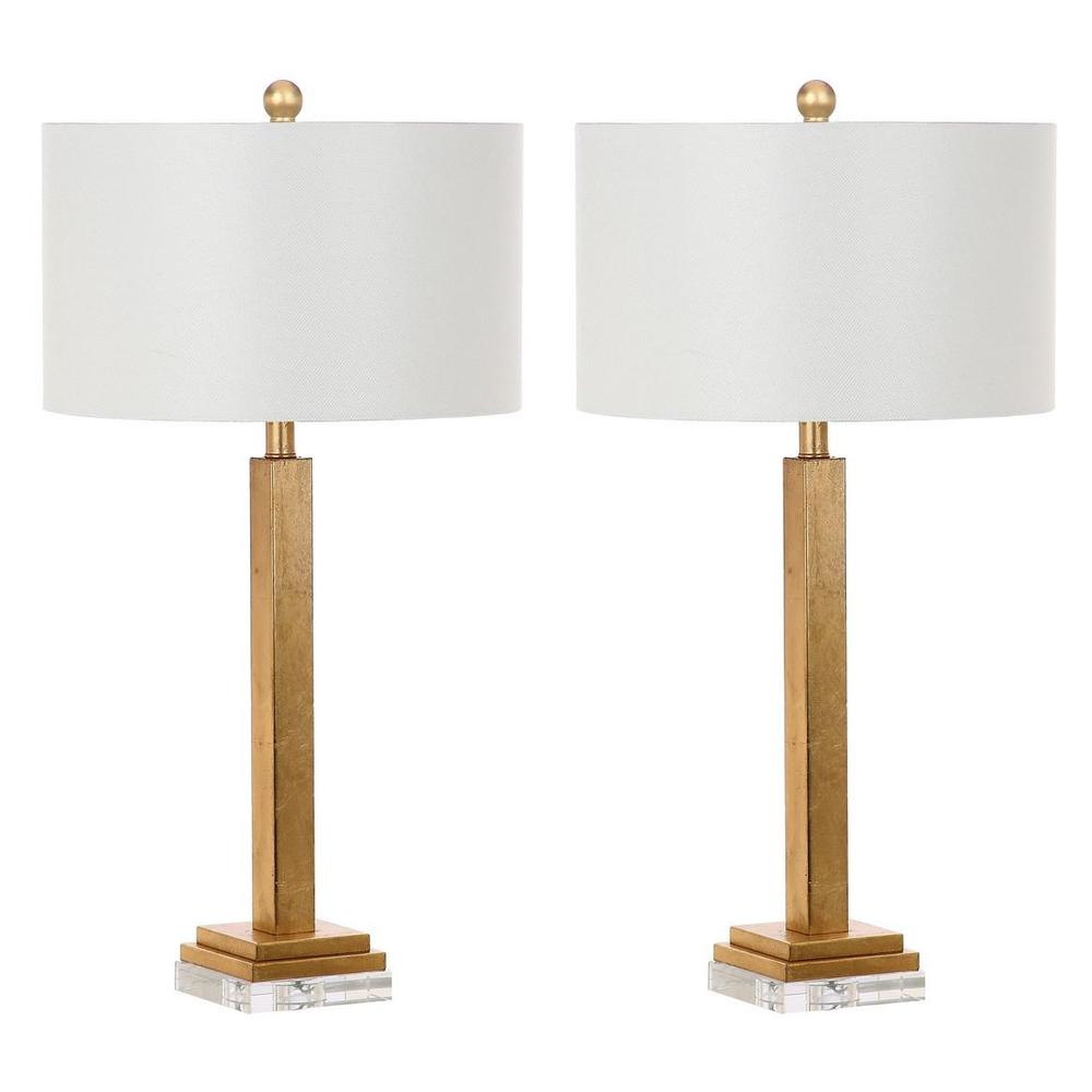 PERRI 30-INCH H CRYSTAL BASE TABLE LAMP