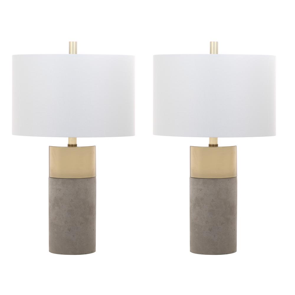 Oliver Table Lamp, Grey (Set of 2)