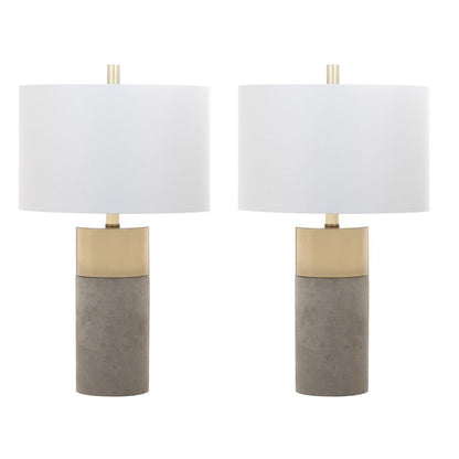 Oliver Table Lamp, Grey (Set of 2)