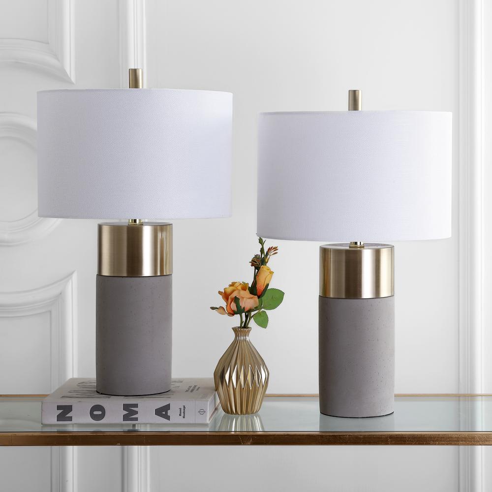 Oliver Table Lamp, Grey (Set of 2)