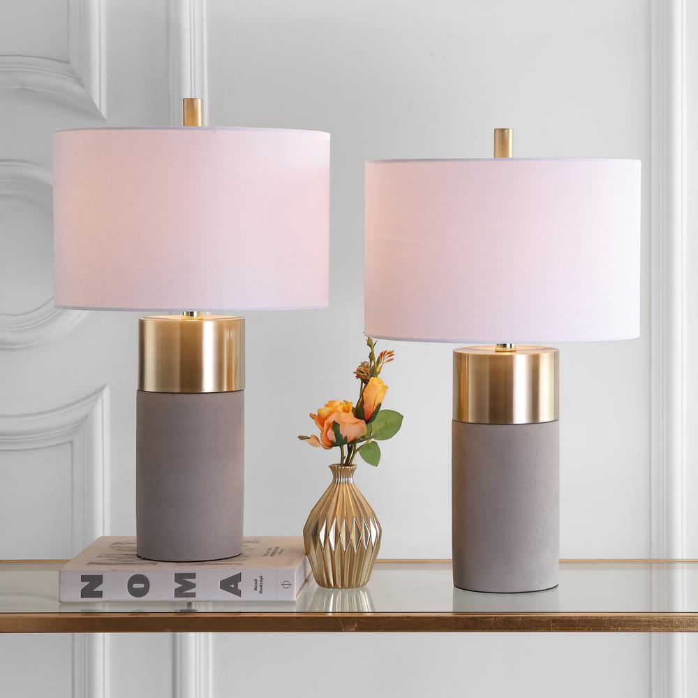 Oliver Table Lamp, Grey (Set of 2)