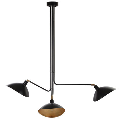 Lewis Metal Pendant Lamp, Black