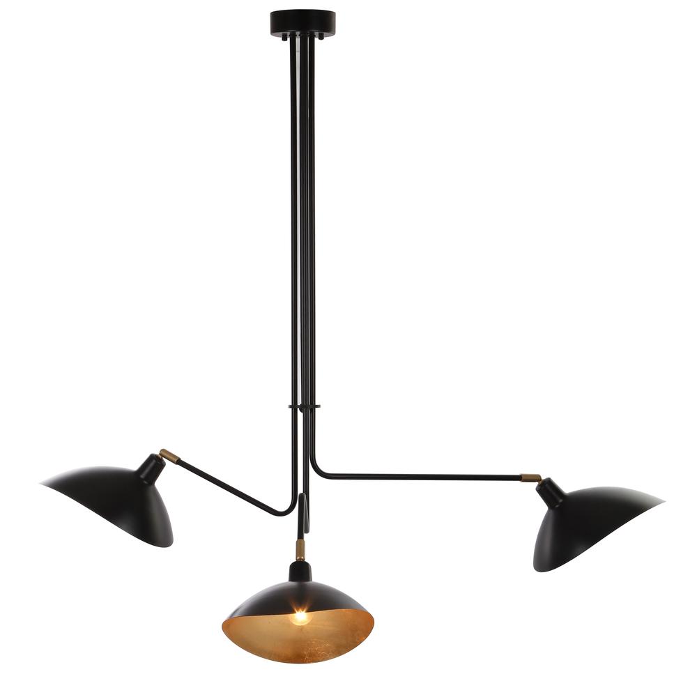 Lewis Metal Pendant Lamp, Black