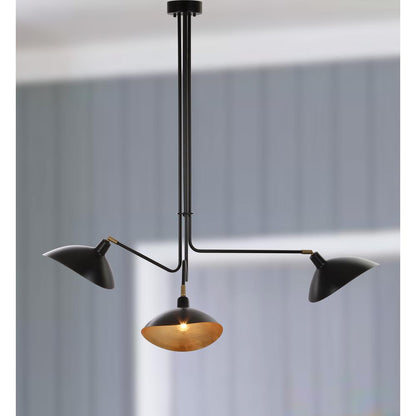Lewis Metal Pendant Lamp, Black