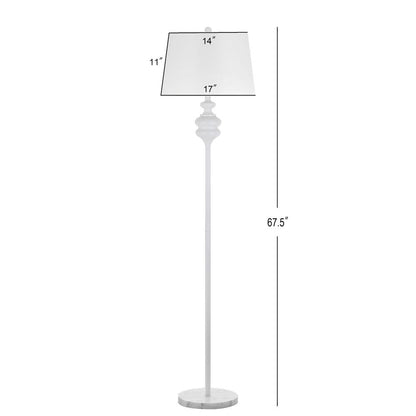 Torc 67.5-Inch H Floor Lamp, White