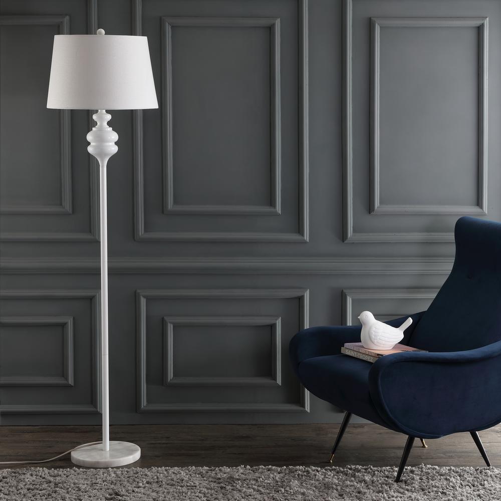 Torc 67.5-Inch H Floor Lamp, White
