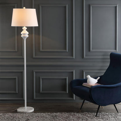 Torc 67.5-Inch H Floor Lamp, White