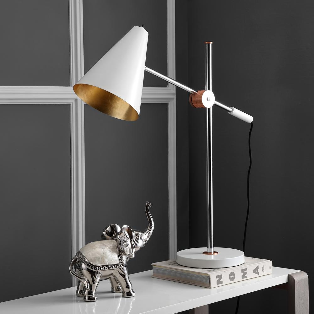 Alexus 28-Inch H Table Lamp, White
