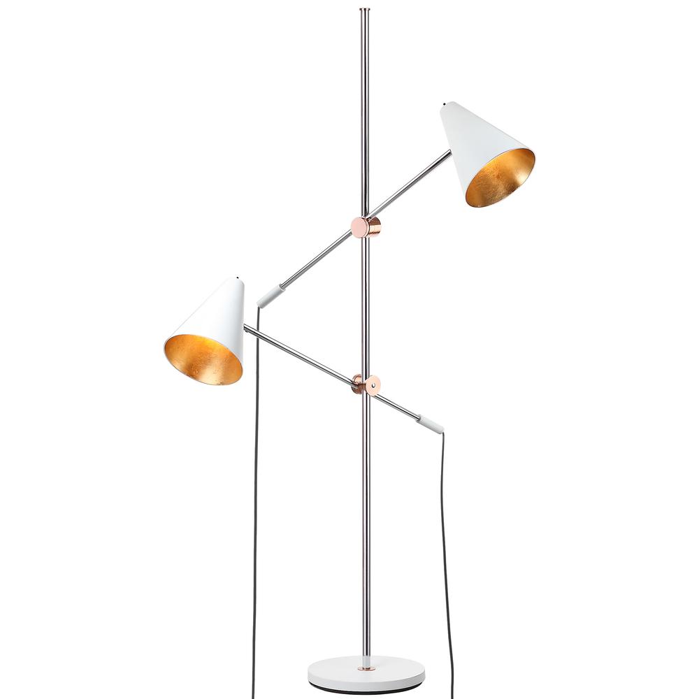 Reed 71-Inch H Floor Lamp, White