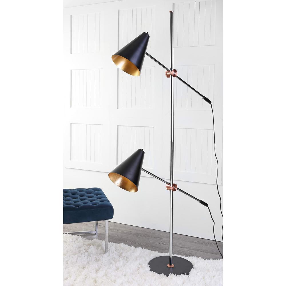 Reed 71-Inch H Floor Lamp, Black