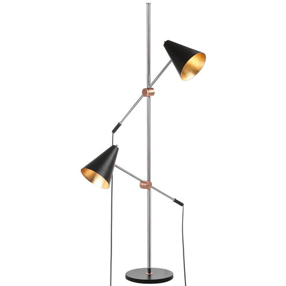 Reed 71-Inch H Floor Lamp, Black