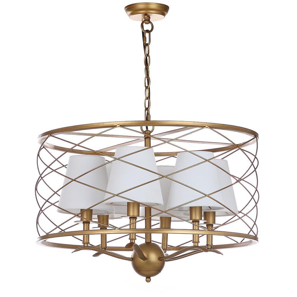 Thea 25.25-Inch Dia Adjustable Pendant Lamp, Gold