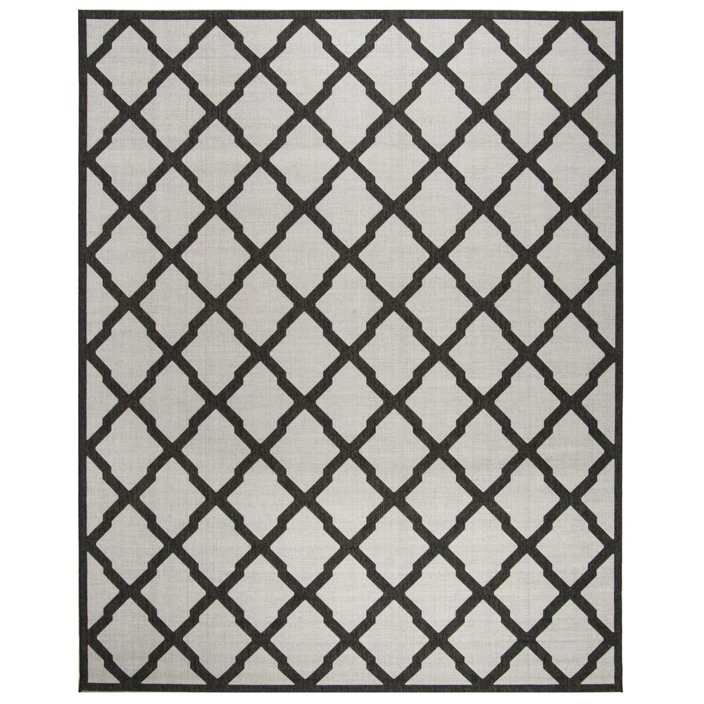 LINDEN 100, LIGHT GREY / CHARCOAL, 8' X 10', Area Rug, LND122A-8