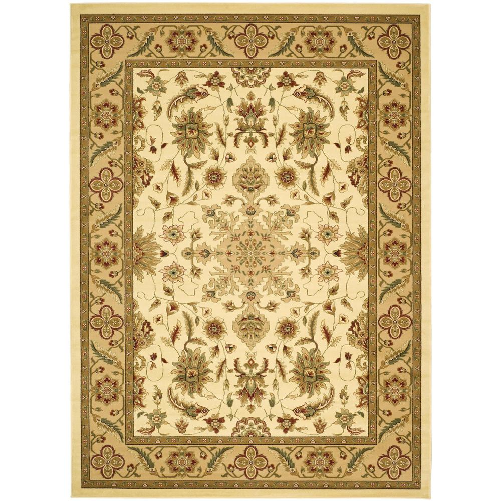 LYNDHURST, IVORY / TAN, 8' X 11', Area Rug