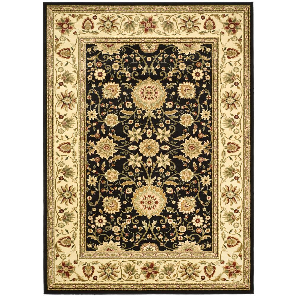 LYNDHURST, BLACK / IVORY, 4' X 6', Area Rug, LNH212A-4