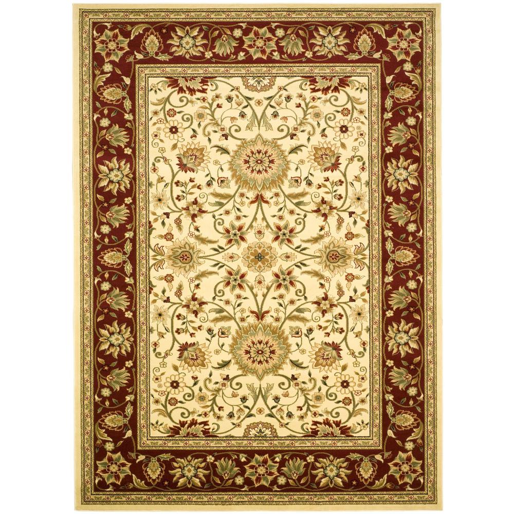 LYNDHURST, IVORY / RED, 4' X 6', Area Rug, LNH212K-4