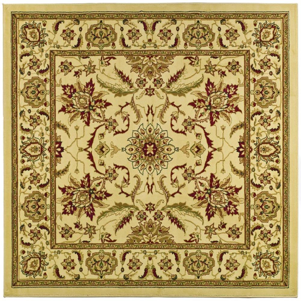 LYNDHURST, IVORY / IVORY, 6' X 6' Square, Area Rug, LNH216A-6SQ