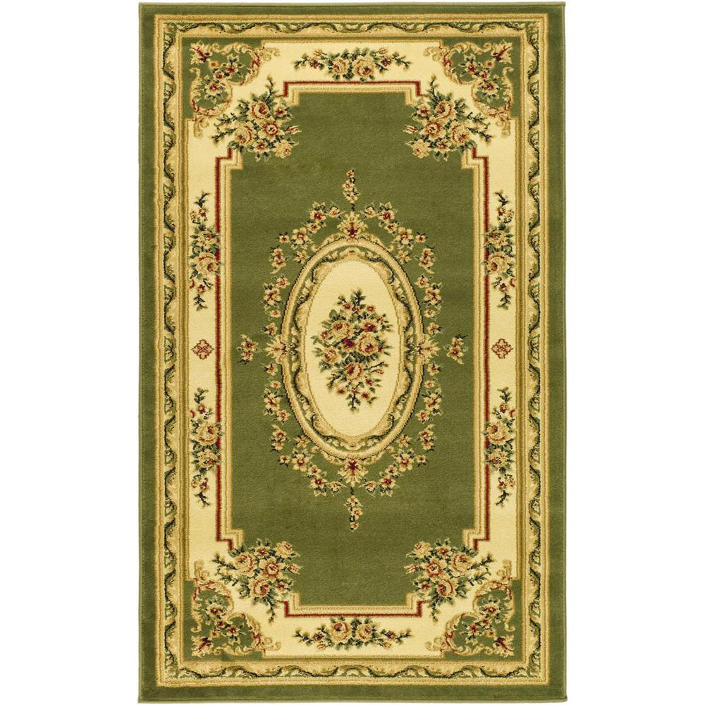 LYNDHURST, SAGE / IVORY, 2'-3" X 4', Area Rug
