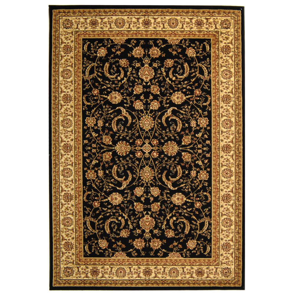LYNDHURST, BLACK / IVORY, 4' X 6', Area Rug, LNH219A-4
