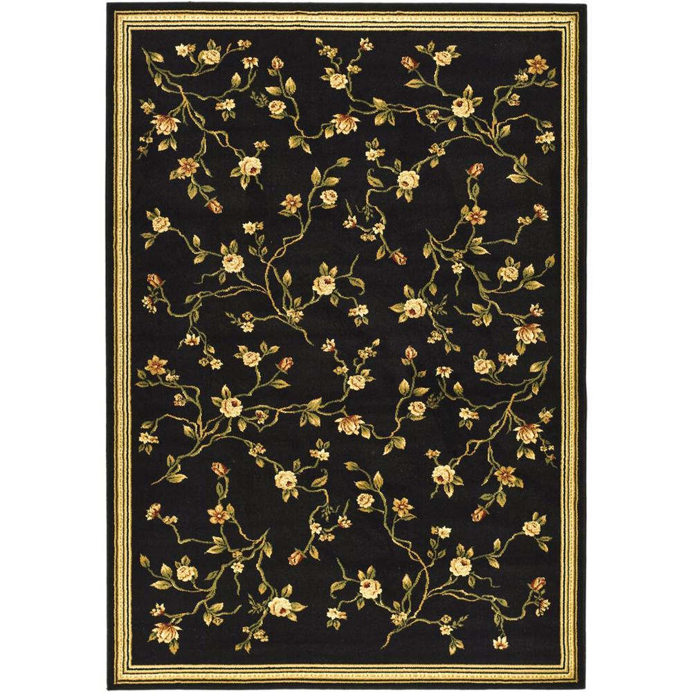 LYNDHURST, BLACK, 8' X 11', Area Rug