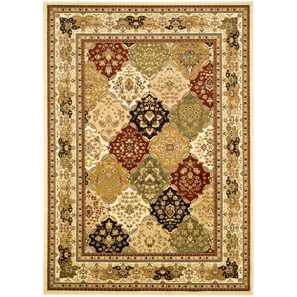 LYNDHURST, MULTI / IVORY, 8' X 11', Area Rug, LNH221A-8